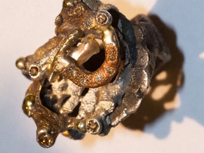 anello in rame fatto a mano - gioielli artigianali by pilgiò Milano