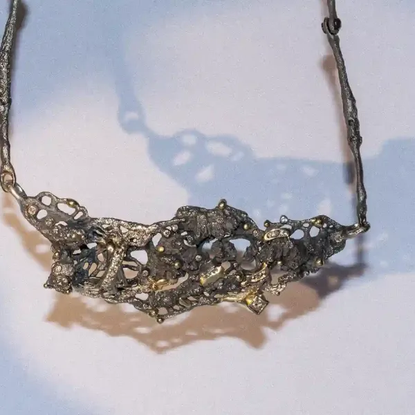 collana prodotta con fusione argentamento