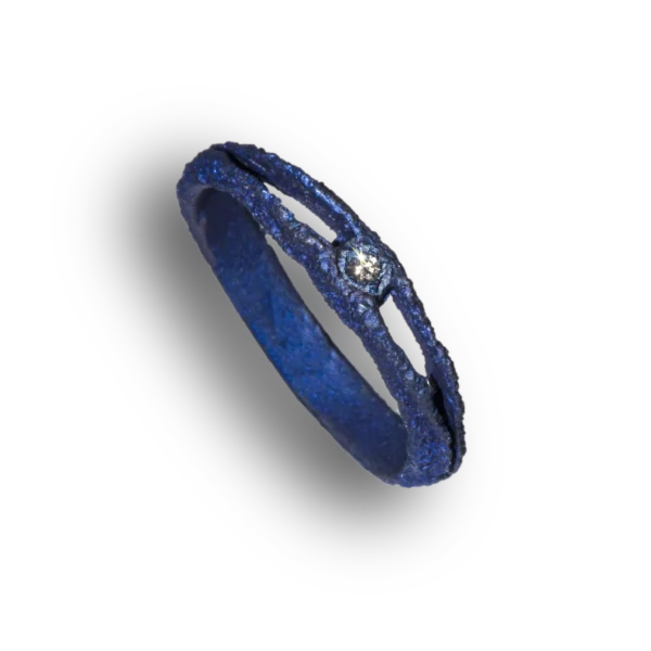 fede della linea classica titanio blu Pilgiò